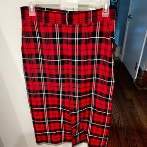Red Zara skirt
